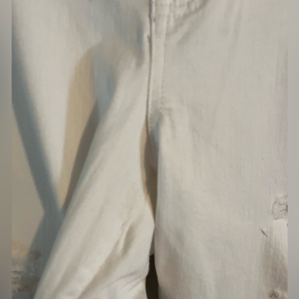 Torrid White Distressed Boyfriend Jeans - Picture 5 of 7
